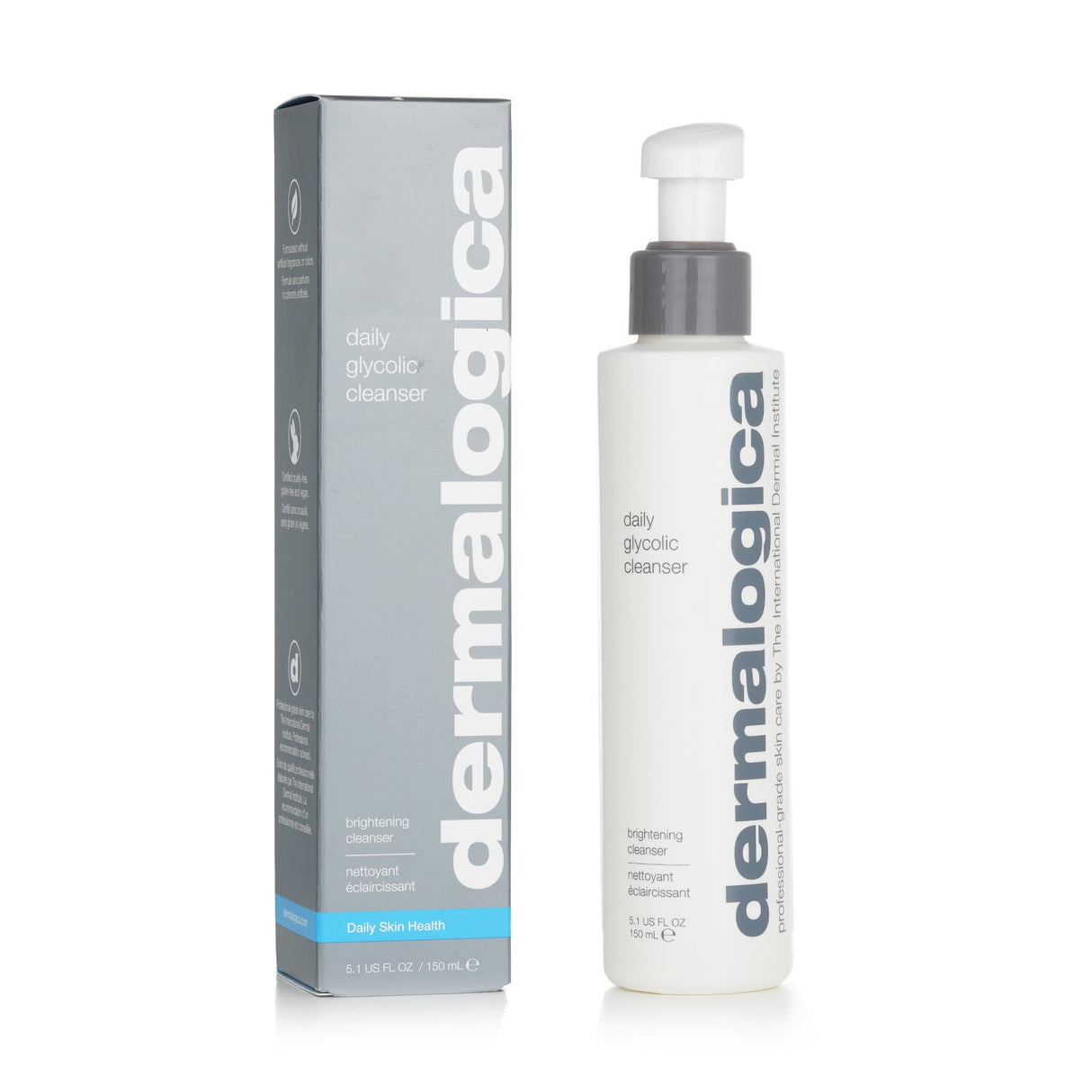 Dermalogica Daily Glycolic Cleanser 150ml: A brightening facial cleanser with Glycolic Acid, Calendula, and Jojoba for radiant skin.