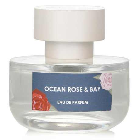 Elvis + Elvin Ocean Rose & Bay Eau De Parfum Spray, 48ml, featuring aquatic notes of redcurrant, jasmine, and vanilla.