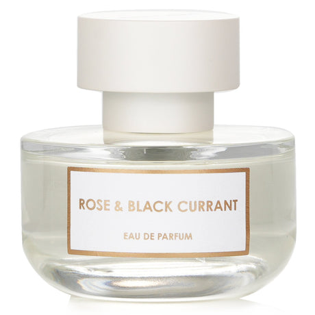 Rose & Black Currant Eau De Parfum Spray in elegant packaging, featuring floral and fruity notes for a captivating fragrance experience.