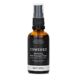 Cowshed Exfoliating Daily Treatment Tonic, a 50ml lotion that brightens and renews skin with natural ingredients and exfoliating acids.