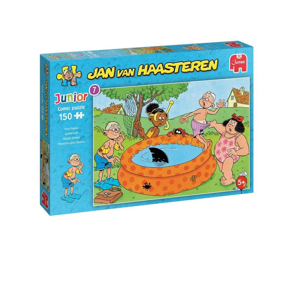 Jumbo Jan van Haasteren - Kids; Pool Pranks 150 Piece - Jigsaw Puzzle