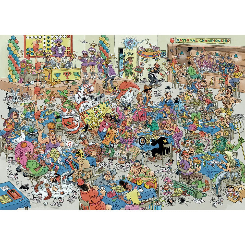 Jumbo Jan van Haasteren - Ludo Battle 1000 Piece - Jigsaw Puzzle
