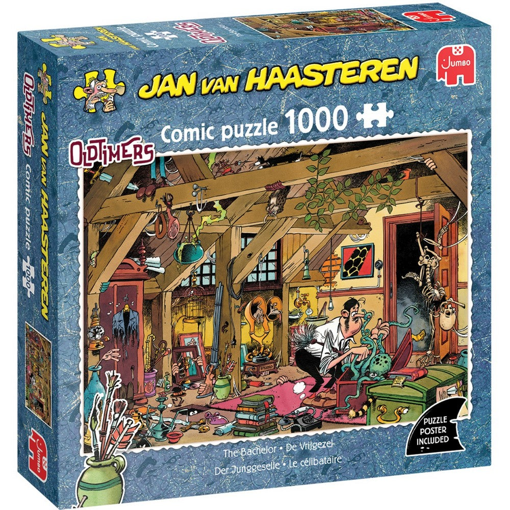 Jumbo Jan van Haasteren - Oldtimers Bachelor 1000 Piece - Jigsaw Puzzle