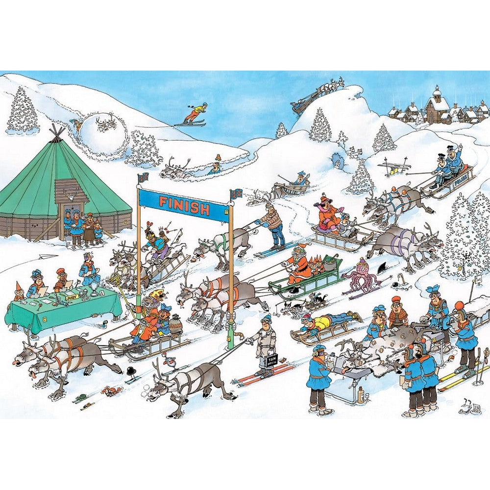 Puzzle - Jumbo Jan van Haasteren - Reindeer Races 500Pc