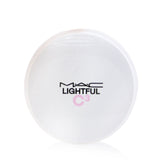 MAC Lightful C Natural Silk Powder Foundation SPF 15 Refill in NC35, offering a silky finish, UV protection, and a radiant glow.