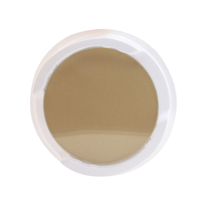 MAC Lightful C Natural Silk Powder Foundation SPF 15 refill #NC35, offers a silky texture, natural glow, and UV protection.