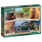 Puzzle - Jumbo - Vintage Trams 1000Pc
