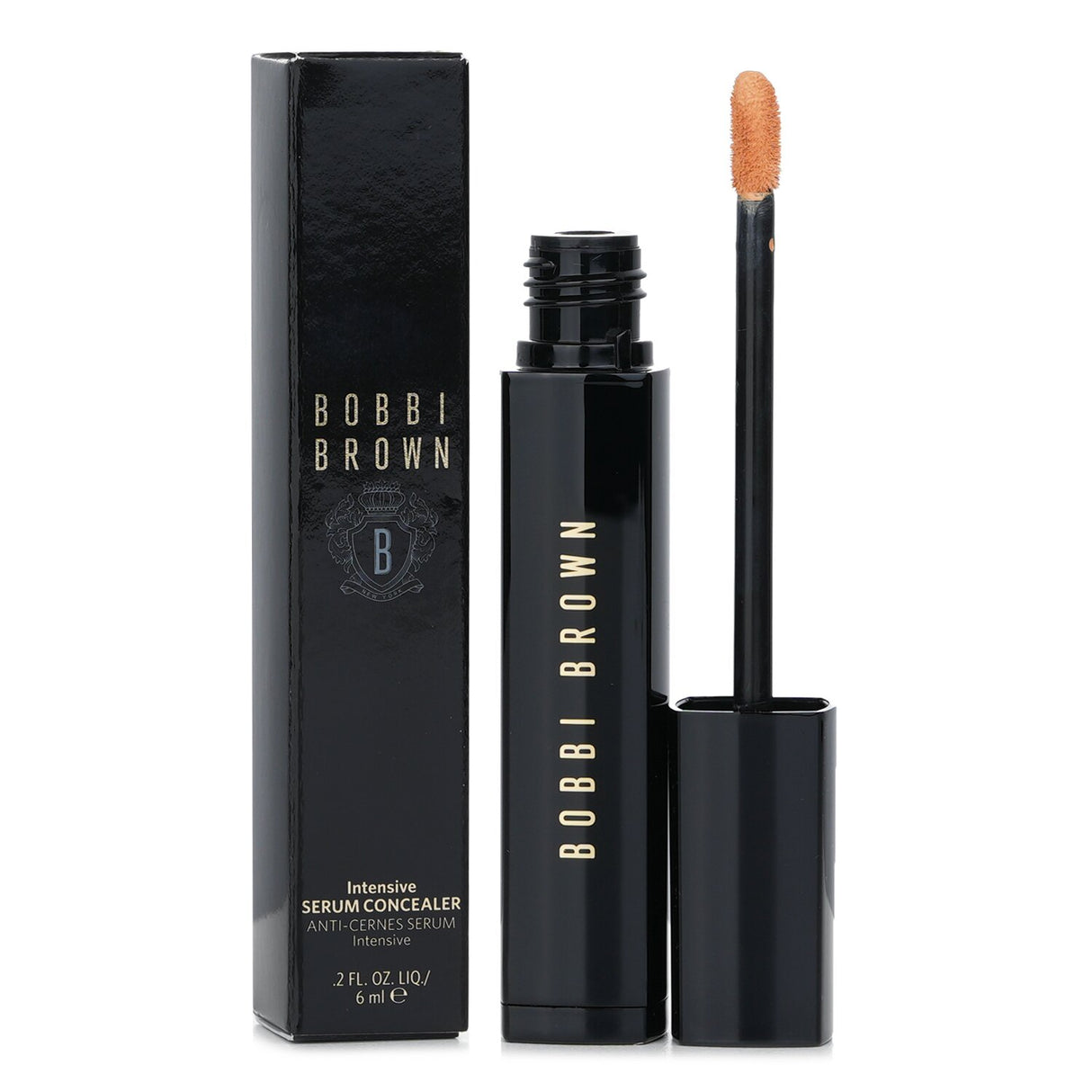 Bobbi Brown Intensive Serum Concealer in #Honey, a silky liquid formula brightening and concealing dark circles and pigmentation.