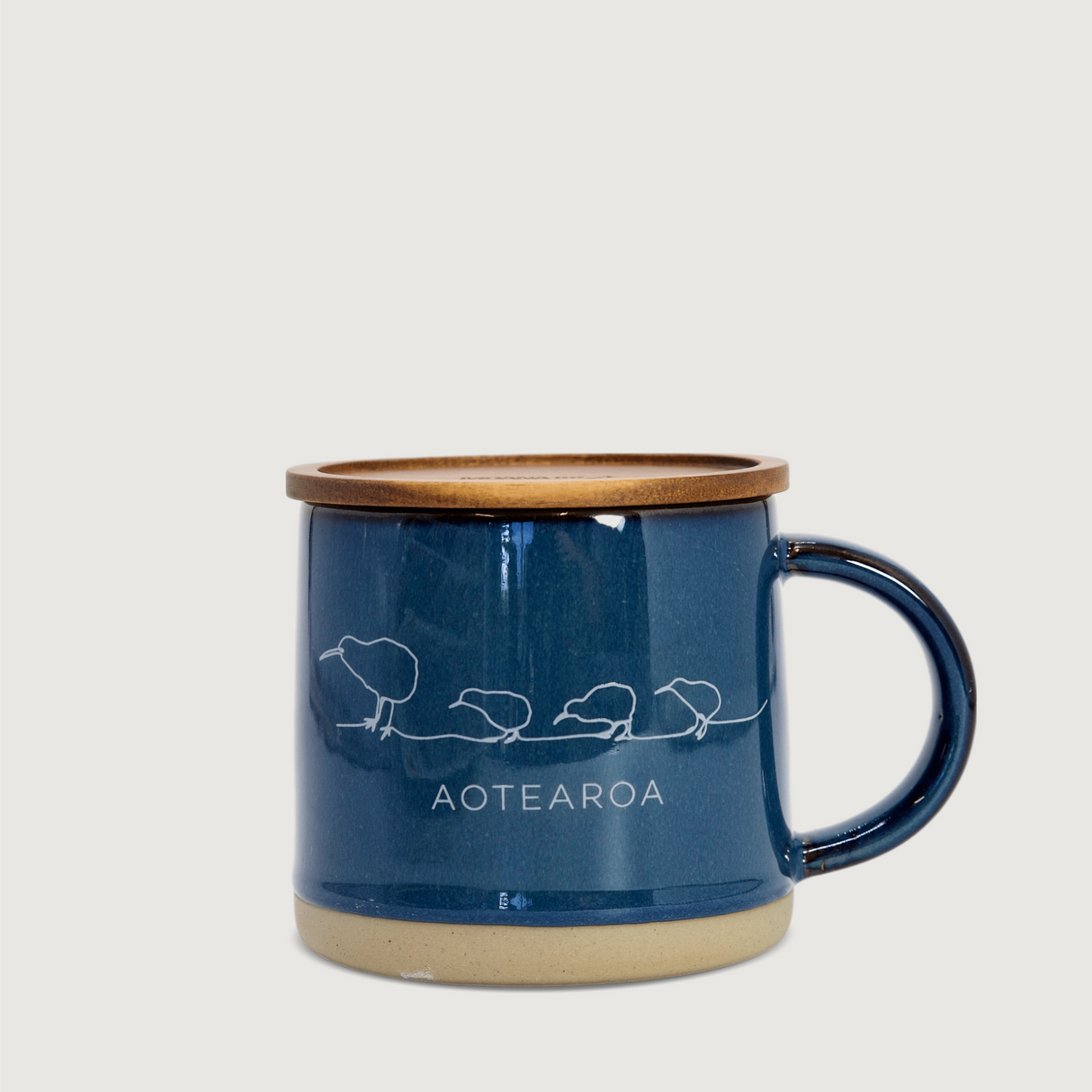 Moana Road - Kiwi Ceramic Mug - Navy - 2 units
