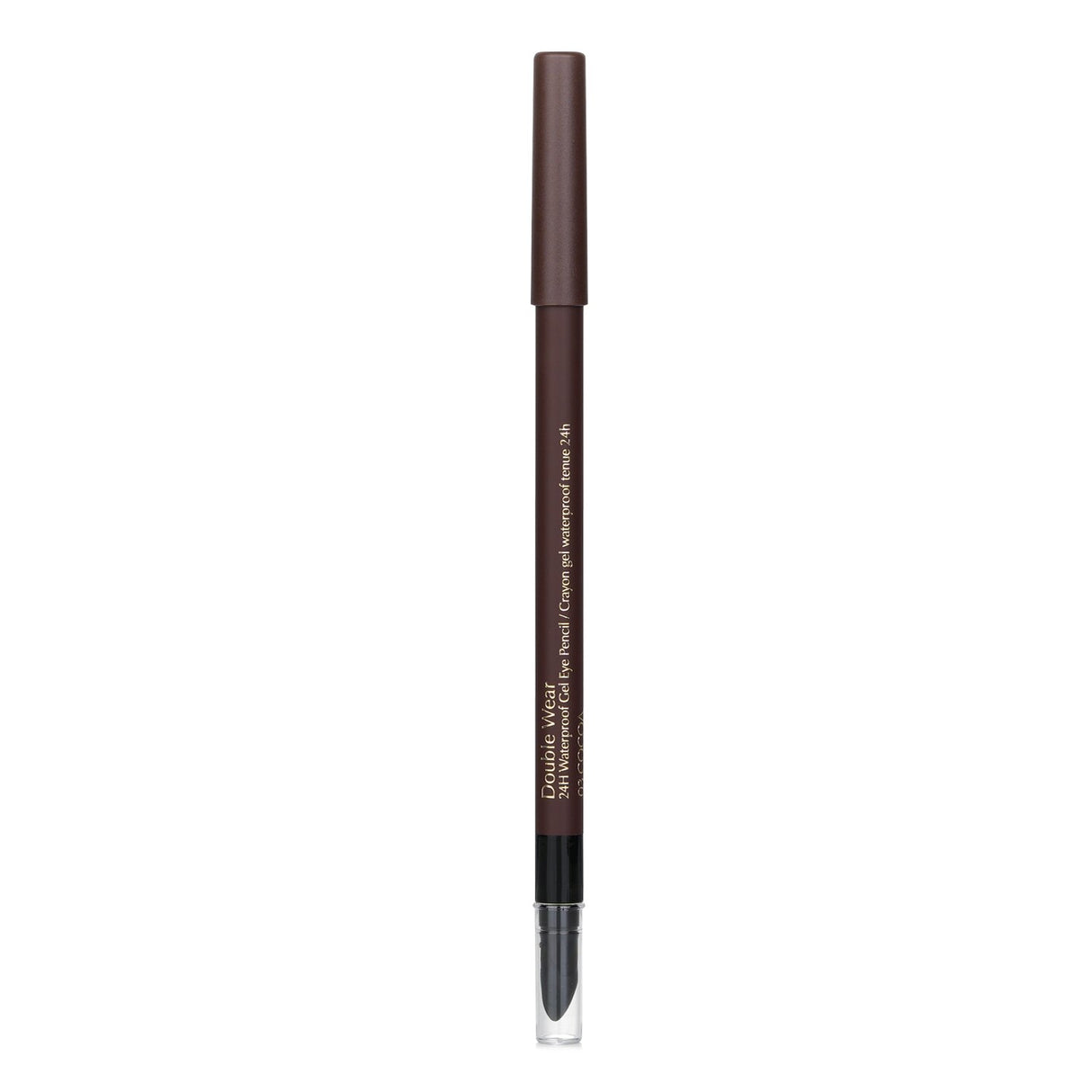 Estee Lauder Double Wear 24H Waterproof Gel Eye Pencil in Cocoa, offering rich, smudge-proof color with a convenient dual-ended design.