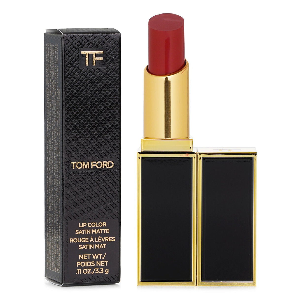 Luxurious Tom Ford Lip Color Satin Matte #52 Naked Rose, rich pigmentation and satin matte finish for smooth, bold lips.