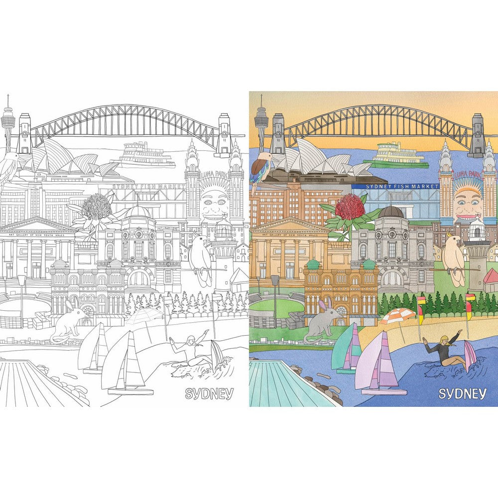 Australia Copy Colour Wall Art
