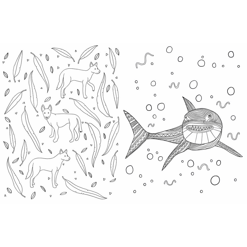 Australian Animals Colouring Book, GEM Sticker