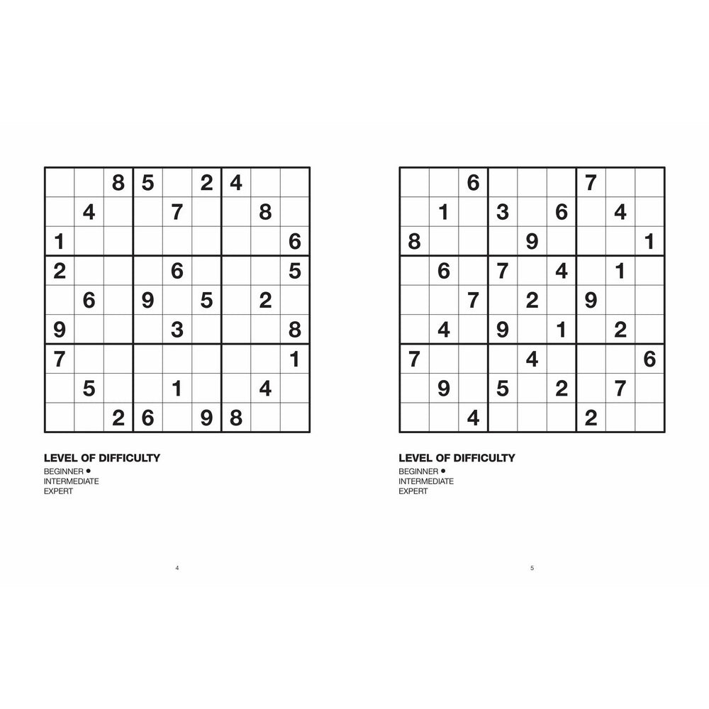 Sudoku Over 100 Puzzles