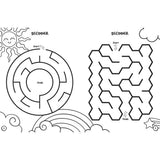 Unicorn Colouring & Maze Book