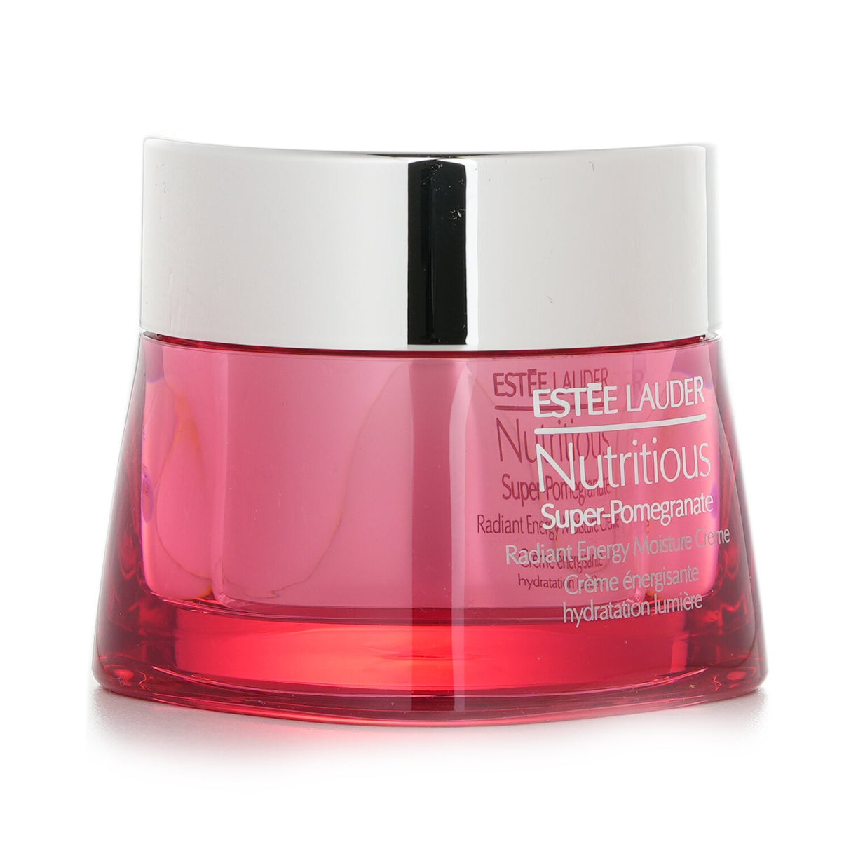 Estee Lauder Nutritious Super-Pomegranate Moisture Creme: nutrient-rich, antioxidant formula for radiant, hydrated skin.