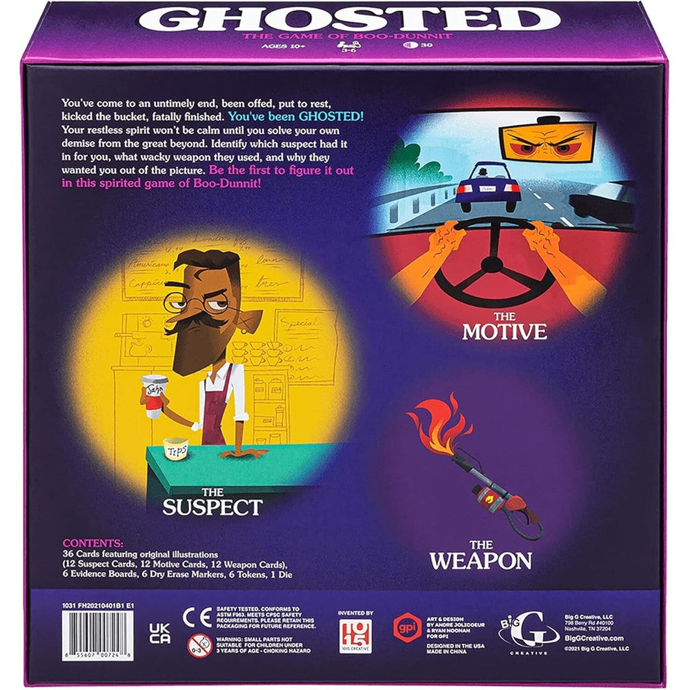 Ghosted Game of Boo - Dunnit