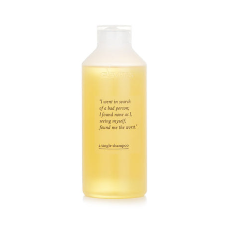 Eco-friendly Davines A Single Shampoo in 250ml, gentle cleanser for vibrant hair, 95% natural ingredients, and 100% biodegradable.