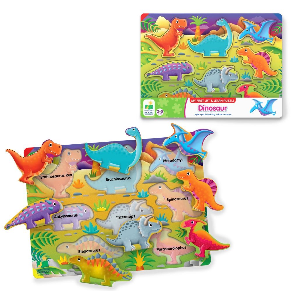Lift And Learn Dinosaur Puzzle
