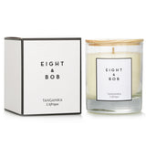Elegant Eight & Bob Tanganika candle in a chic box, made from 100% vegetable wax with a heavenly scent, burns for 60 hours.