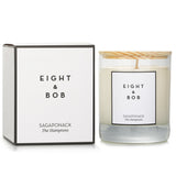 Luxurious Eight & Bob Sagaponack candle in chic packaging, providing a heavenly scent and lasting ambiance for relaxation.