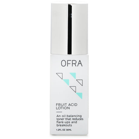 OFRA Cosmetics Fruit Acid Lotion in a 36ml bottle, an exfoliating toner for clearer, radiant skin and controlled oil.