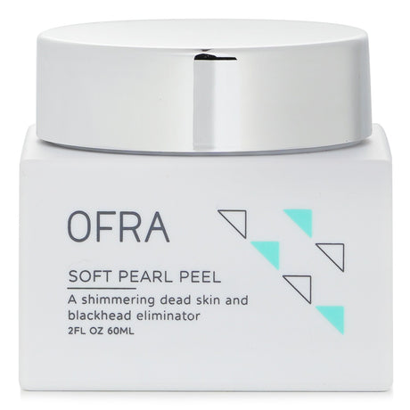 OFRA Soft Pearl Peel 60ml, a vegan facial cream with apricot seeds for gentle exfoliation and radiant, smooth skin.