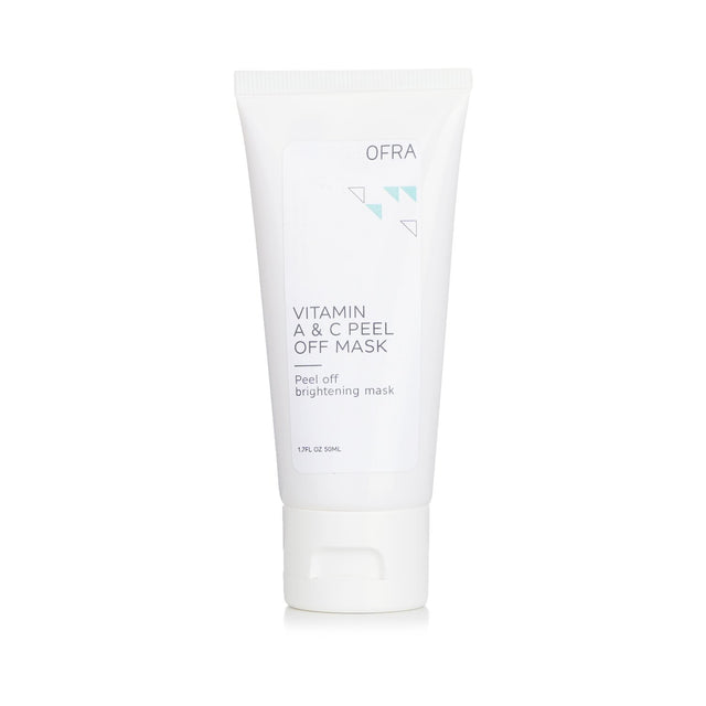 Brightening peel-off mask with glycolic acid, lemon, and caviar to rejuvenate skin and reduce dark spots.