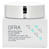 OFRA Revitalizing Clay Mask in a 60ml tube, infused with Dead Sea minerals and apple stem cells for detoxified, youthful skin.