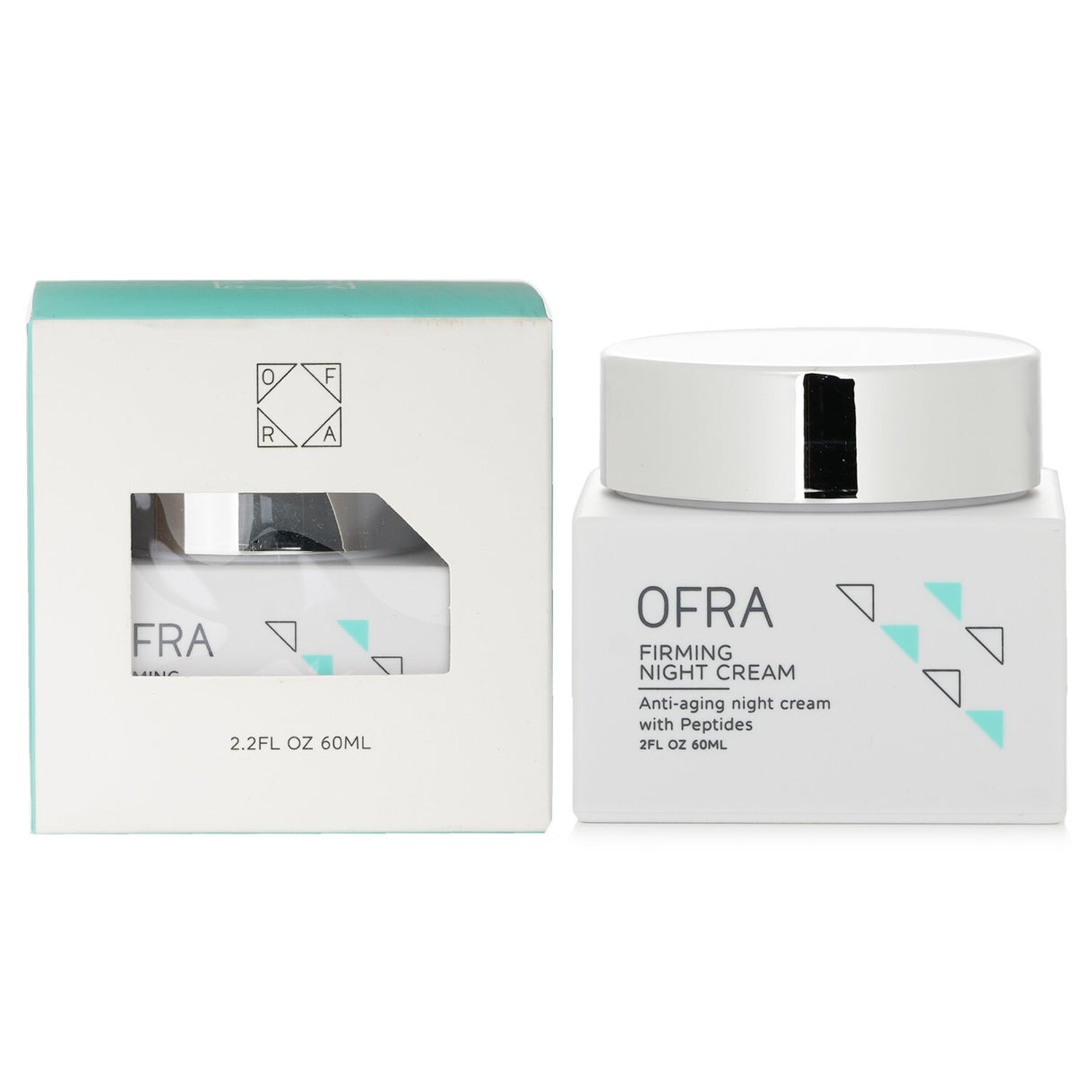 OFRA Cosmetics Firming Night Cream in a 60ml jar, infused with Vegetable Growth Hormone for youthful, hydrated skin.