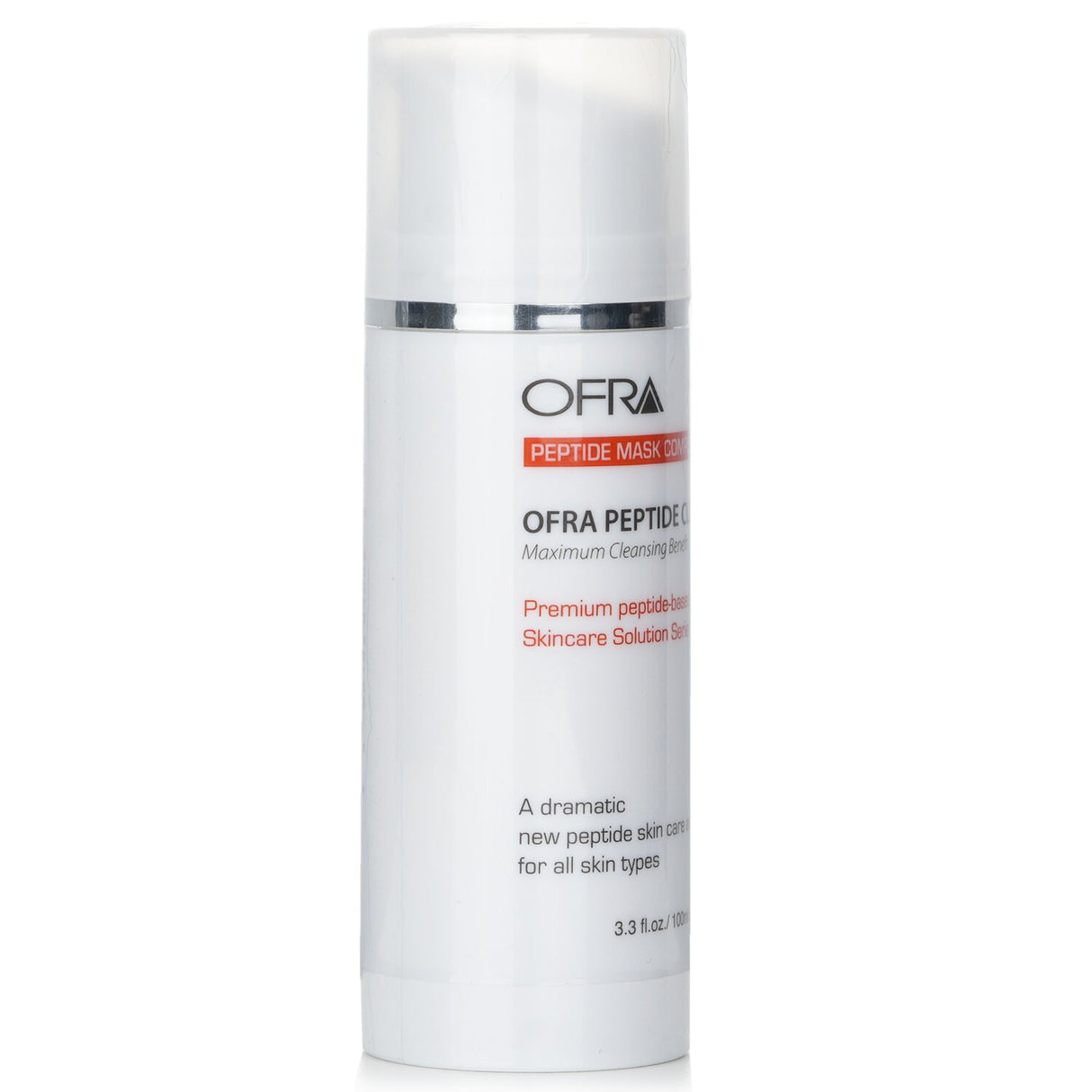 OFRA Peptide Cleanser in a 100ml bottle, a vegan facial cream with silk peptides for hydrating and refreshing all skin types.