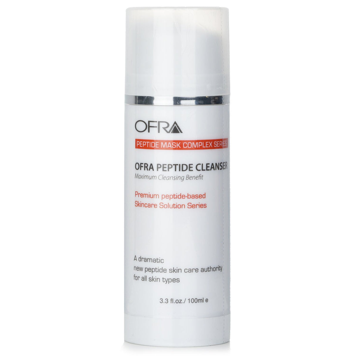 OFRA Peptide Cleanser in a 100ml bottle, a vegan facial cream that hydrates, cleans, and reduces pores for all skin types.