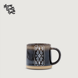 Moana Road - Miriama Grace-Smith Ceramic Espresso Mug - Black - 2 units