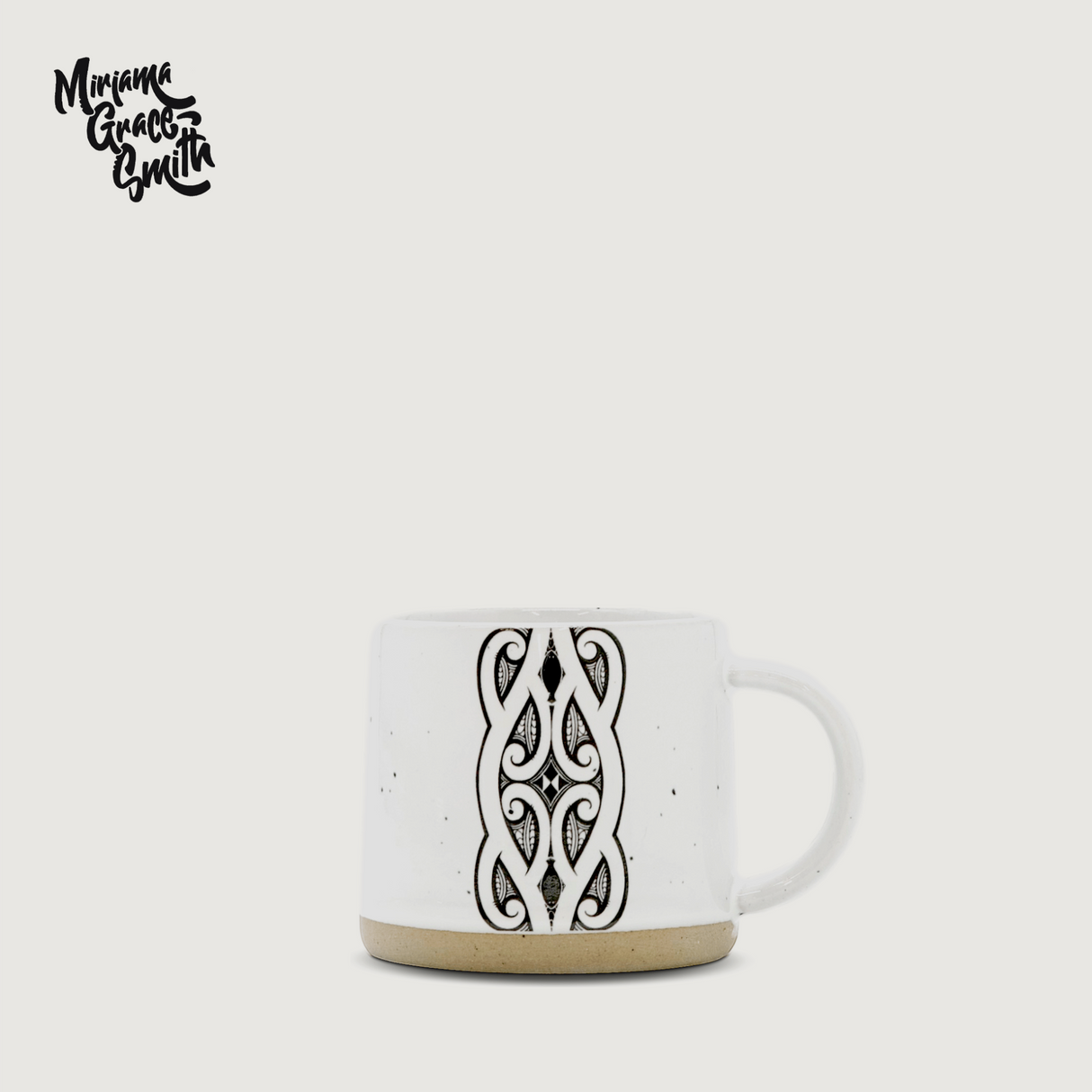 Moana Road - Miriama Grace-Smith Ceramic Espresso Mug - Stone - 2 units