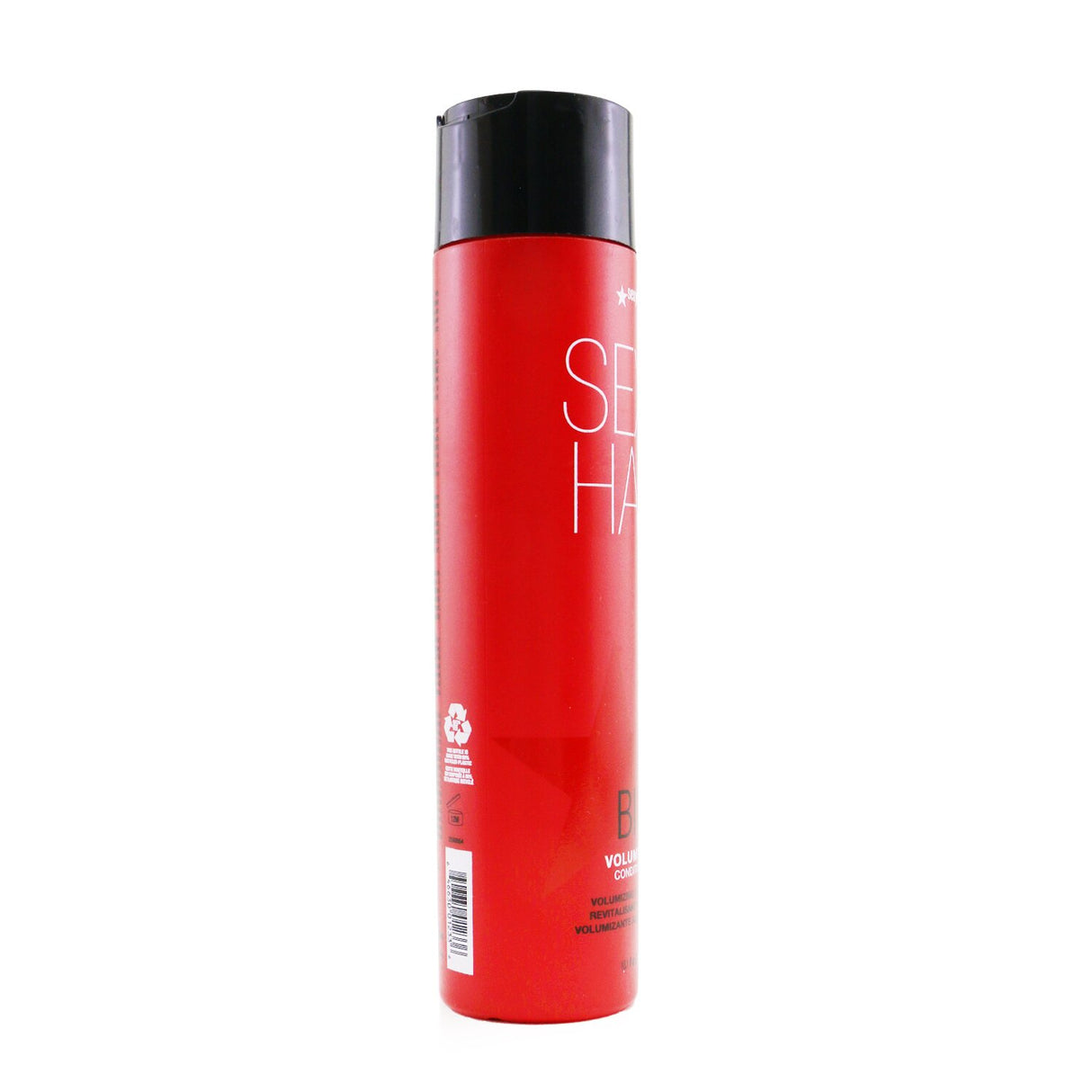 Big Sexy Hair Volumizing Conditioner in a 300ml bottle, enhances volume, hydration, and shine for all hair types.