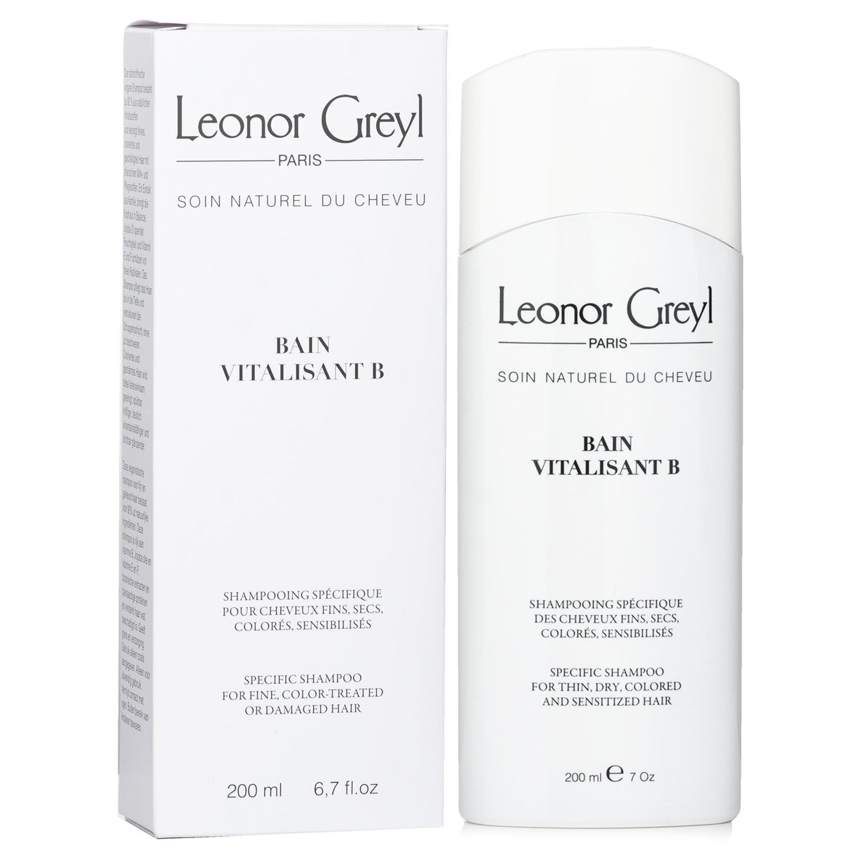 Fortifying shampoo for fine, color-treated hair, enriched with organic jojoba oil and chamomile, ensures soft, bouncy, nourished locks.