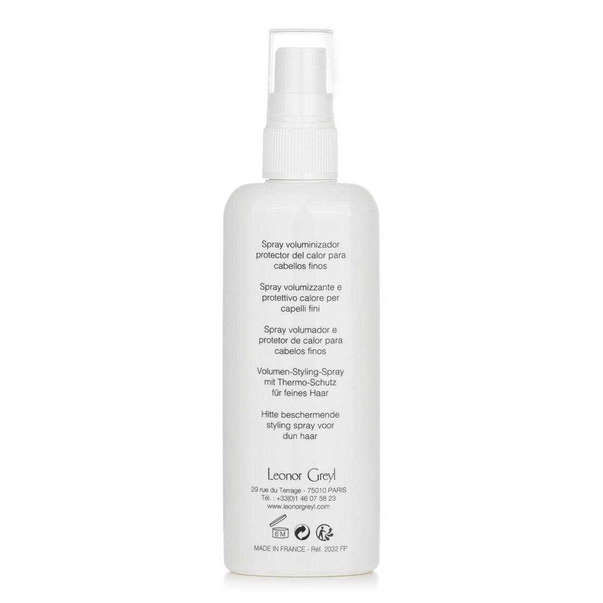 Leonor Greyl Condition Naturelle spray in 150ml, provides heat protection, volume, and styling with 98% natural ingredients.