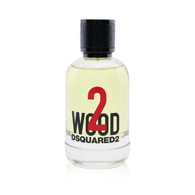 Bottle of Dsquared2 - 2 Wood Eau De Toilette 100ml, showcasing woody herbal notes for a vibrant, earthy fragrance experience.