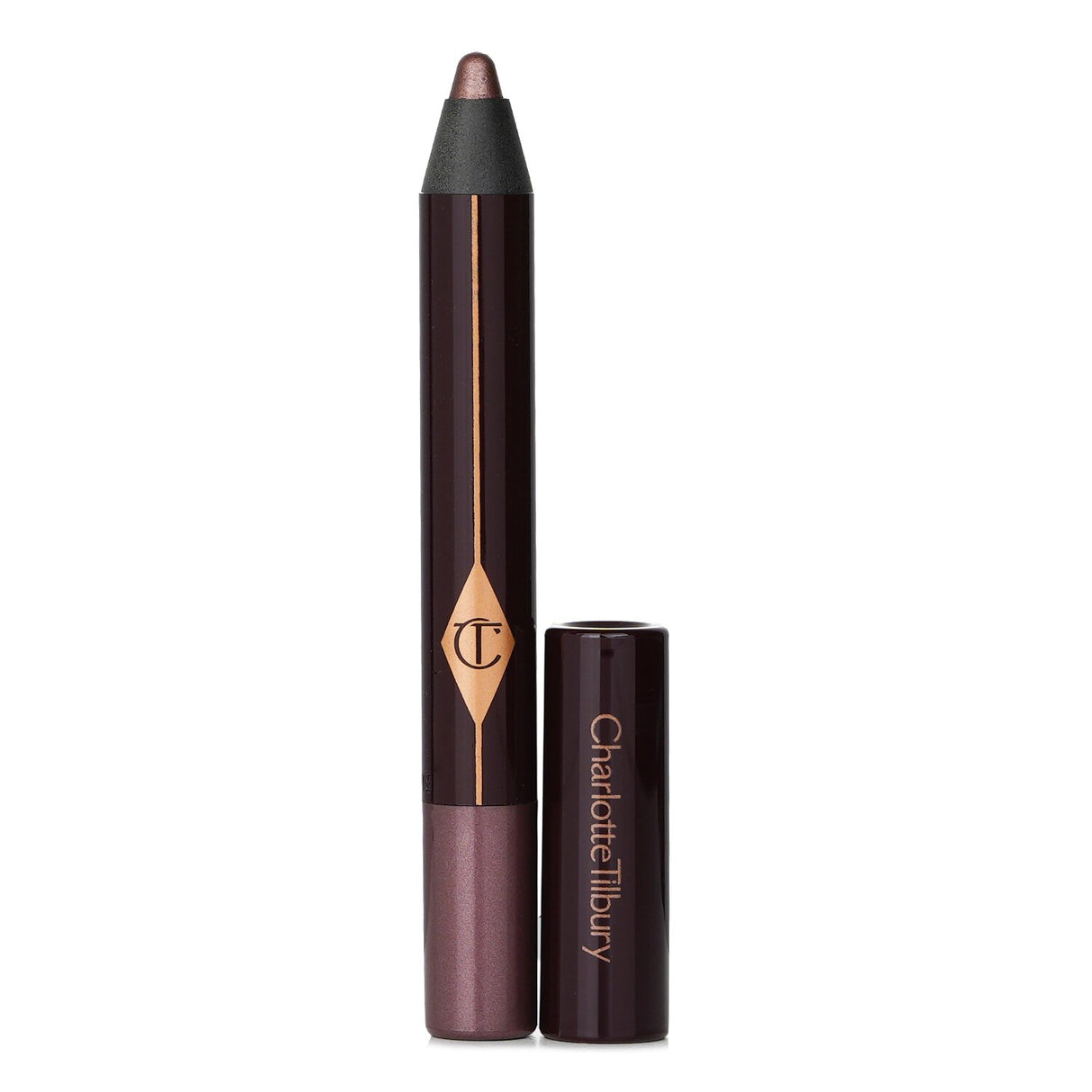 Charlotte Tilbury Colour Chameleon Eye Shadow Pencil in Dark Pearl, showcasing intense, pearl-infused color for captivating eyes.