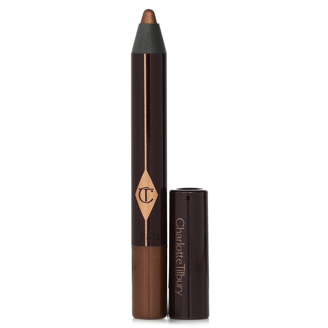 Charlotte Tilbury Colour Chameleon Eye Shadow Pencil in Amber Haze, a shimmering pencil for vibrant, captivating eye looks.