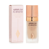 Charlotte Tilbury Airbrush Flawless Foundation #2 Neutral, a full-coverage, long-lasting foundation with a natural matte finish.