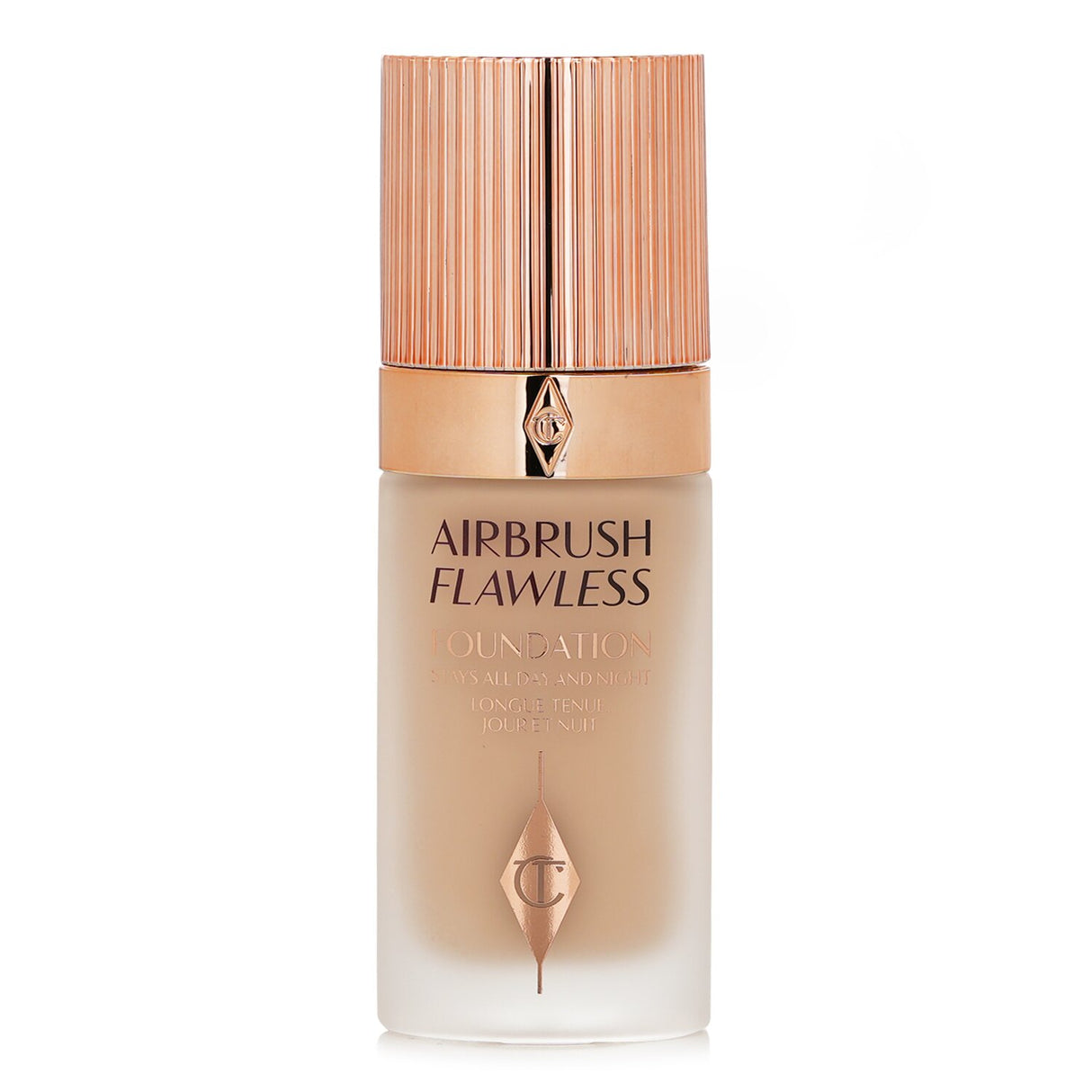 Airbrush Flawless Foundation #3 Cool from Charlotte Tilbury, offering full coverage with a weightless, matte finish and hydration boost.