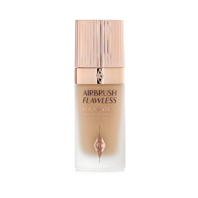 Charlotte Tilbury Airbrush Flawless Foundation #6 Neutral, a weightless, full-coverage foundation for a matte, flawless complexion.