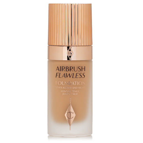 Charlotte Tilbury Airbrush Flawless Foundation #7.5 Warm, a weightless, full-coverage foundation for a smooth, matte complexion.