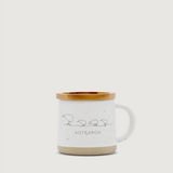 Moana Road - Kiwi Ceramic Espresso Mug - Stone - 2 units