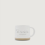 Moana Road - Kiwi Ceramic Espresso Mug - Stone - 2 units