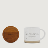 Moana Road - Kiwi Ceramic Espresso Mug - Stone - 2 units