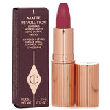 Charlotte Tilbury Matte Revolution Lipstick in #Gracefully Pink, a pink coral hydrating matte for soft, vibrant lips.