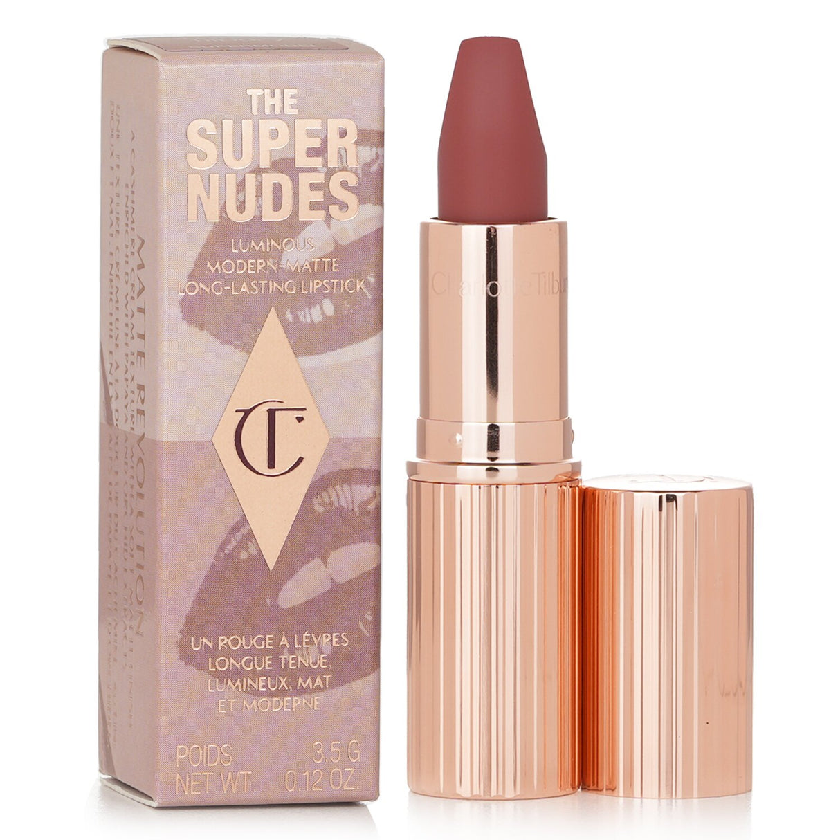 Charlotte Tilbury Matte Revolution - # Supermodel (Mid Toned Muted Nude Rose) 3.