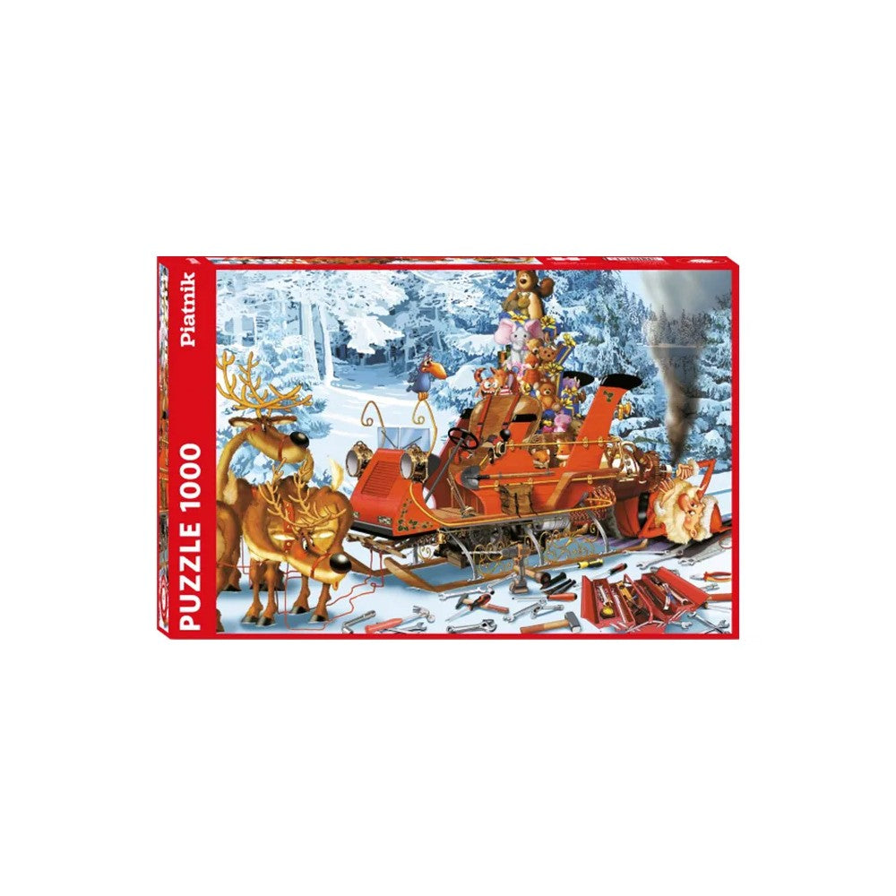 Puzzle - Piatnik - Santa's Sleigh Repair 1000Pc